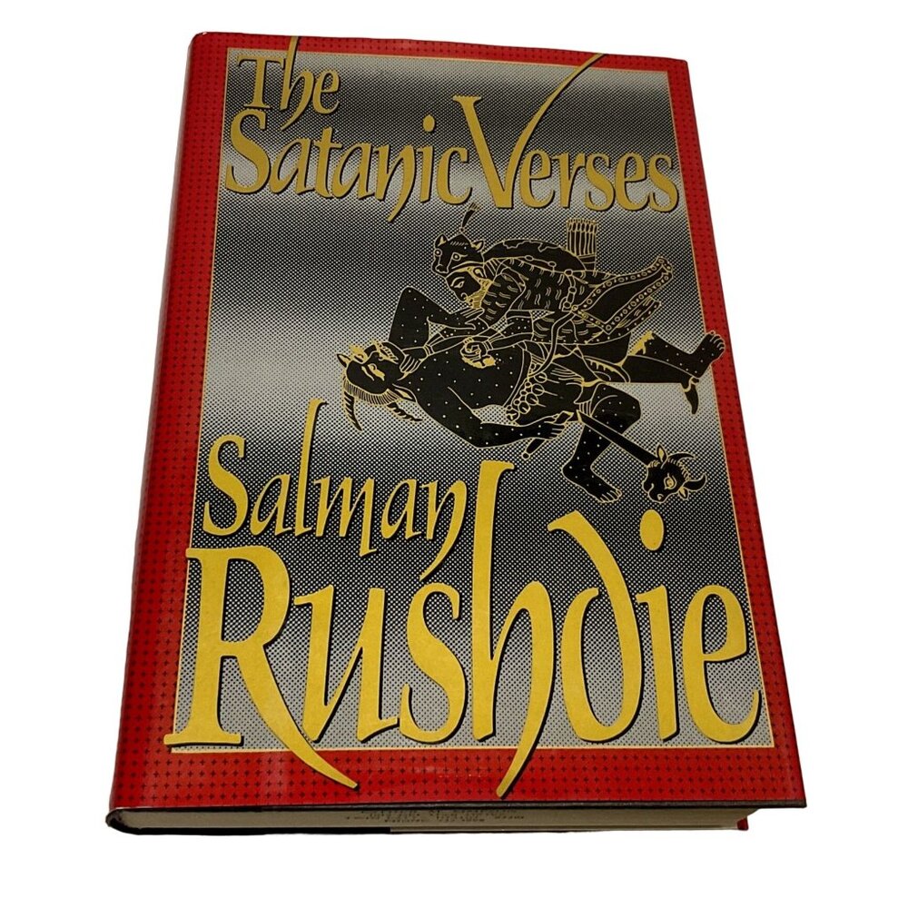 The Satanic Verses by Salman Rushdie (1989, Hardcover) Dust Jacket EUC